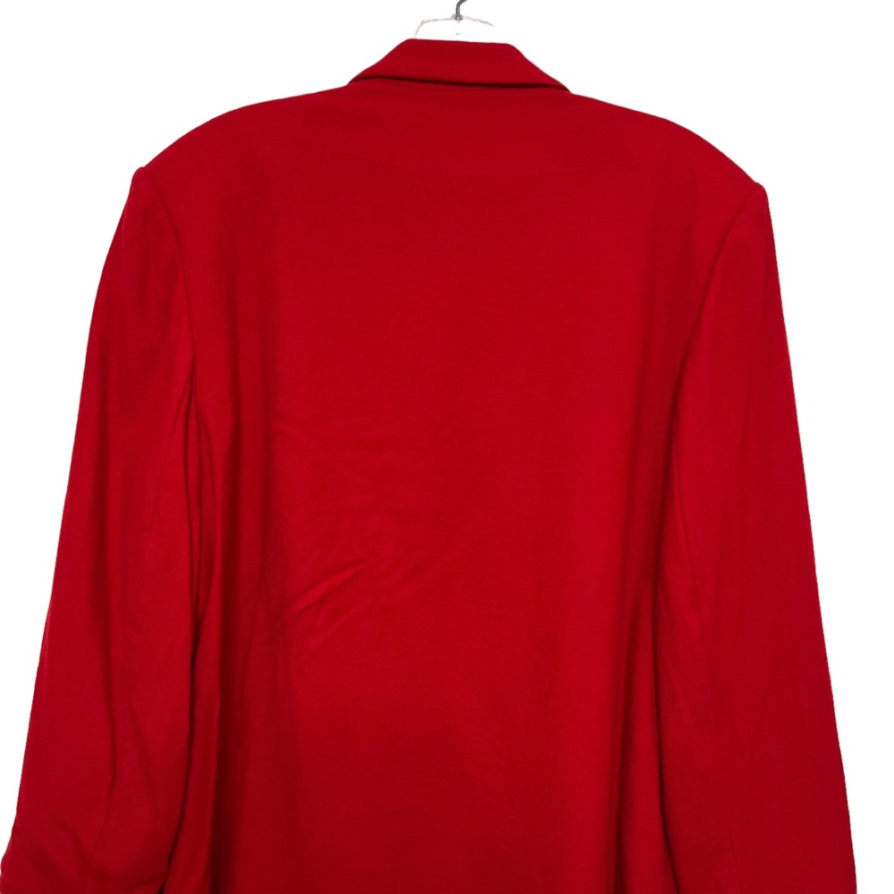 Pendleton Red 100% Wool Blazer Jacket - image 5